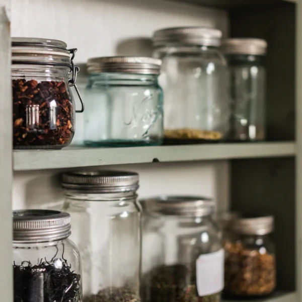 Airtight Glass Pantry Jars Set of 5 — Home & Kitchen at Peasley Store